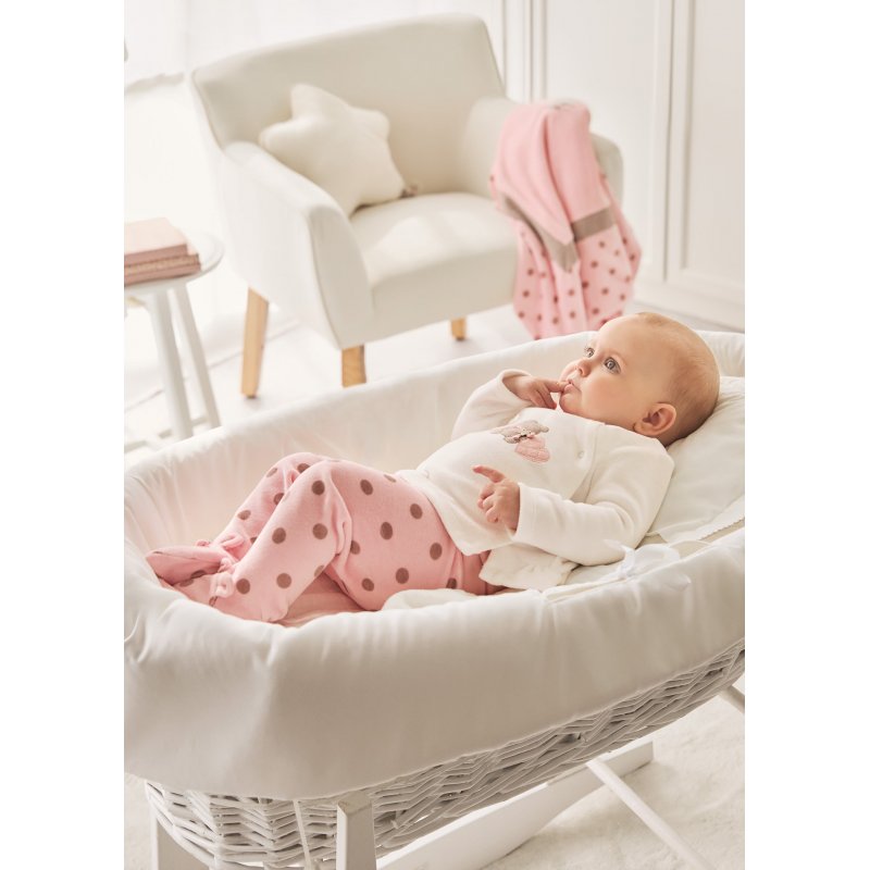 Mayoral komplet 2-częściowy biało-różowy dla dziewczynki 2503 col.45 Mayoral - 1