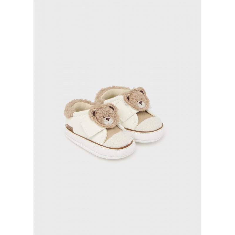 MAYORAL Buty kremowo-beżowe z misiem 9678 col.25 Mayoral - 3