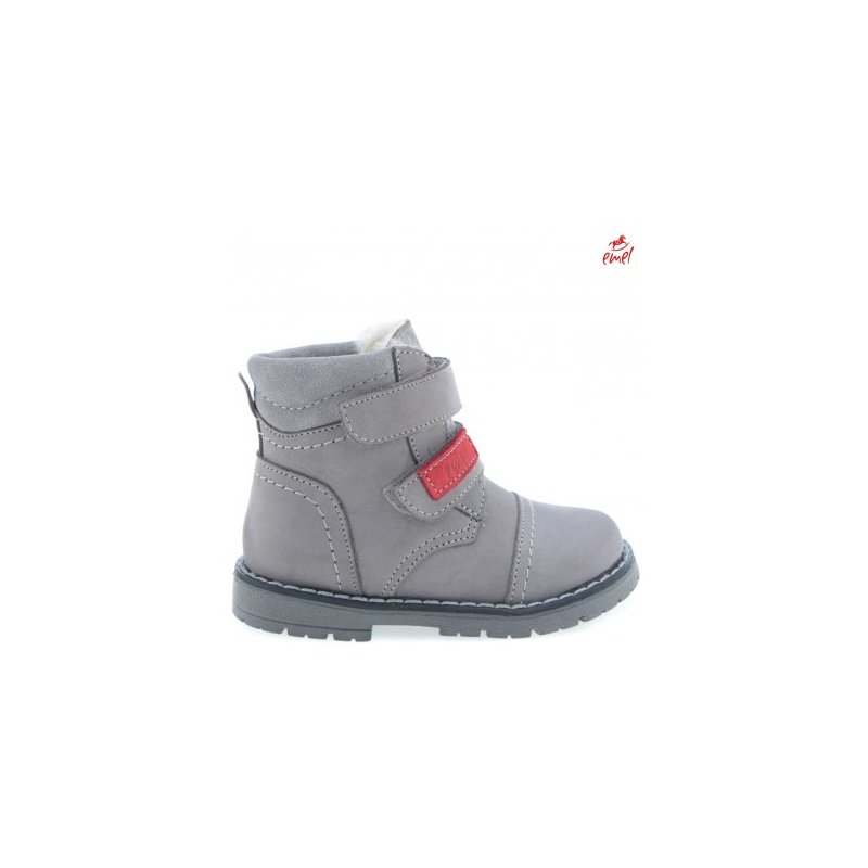 Emel buty trapery szare ocieplane wełną E2447A-7 Emel - 1