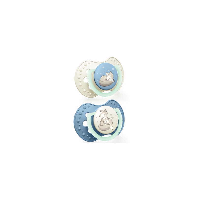 LOVI Smoczek dynamiczny 0-3M 2 sztuki dla chłopczyka Lovi - 1