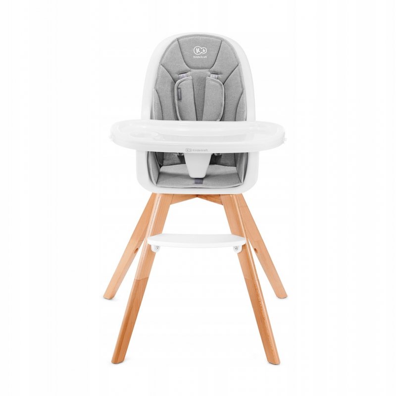 Kinderkraft krzesełko do karmienia Tixi szare Kinderkraft - 1