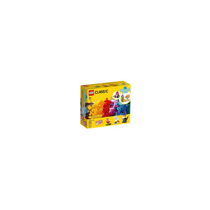 LEGO Classic - Kreatywne przezroczyste klocki 11013 LEGO - 1