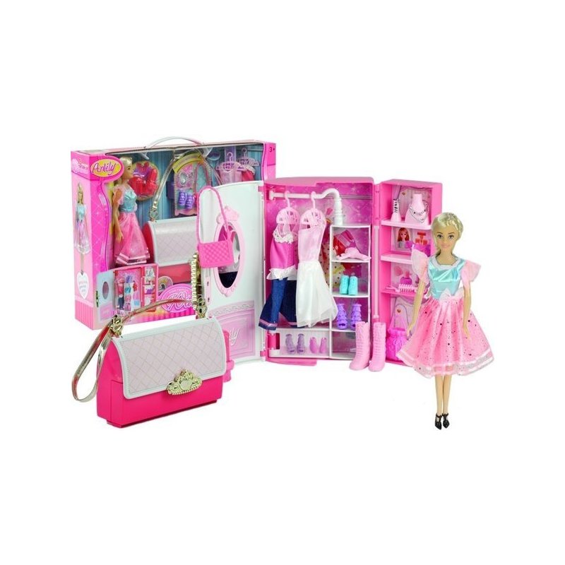 LEAN  Garderoba Akcesoria w Torebce Lalka LEAN TOYS - 2