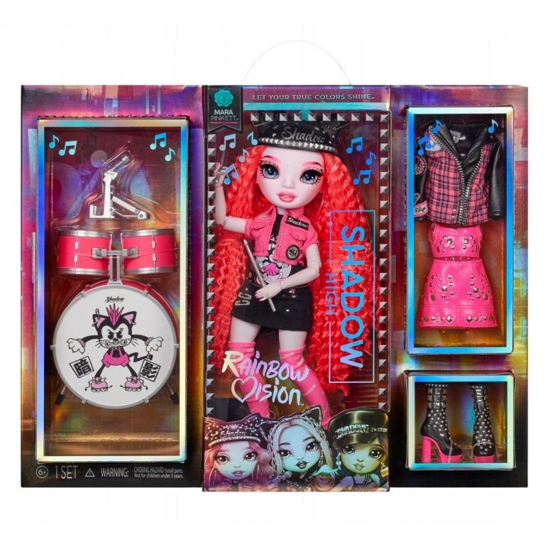 Miki Rainbow High Tentpole Theme TS Doll w kolorze różowym Rainbow High - 3