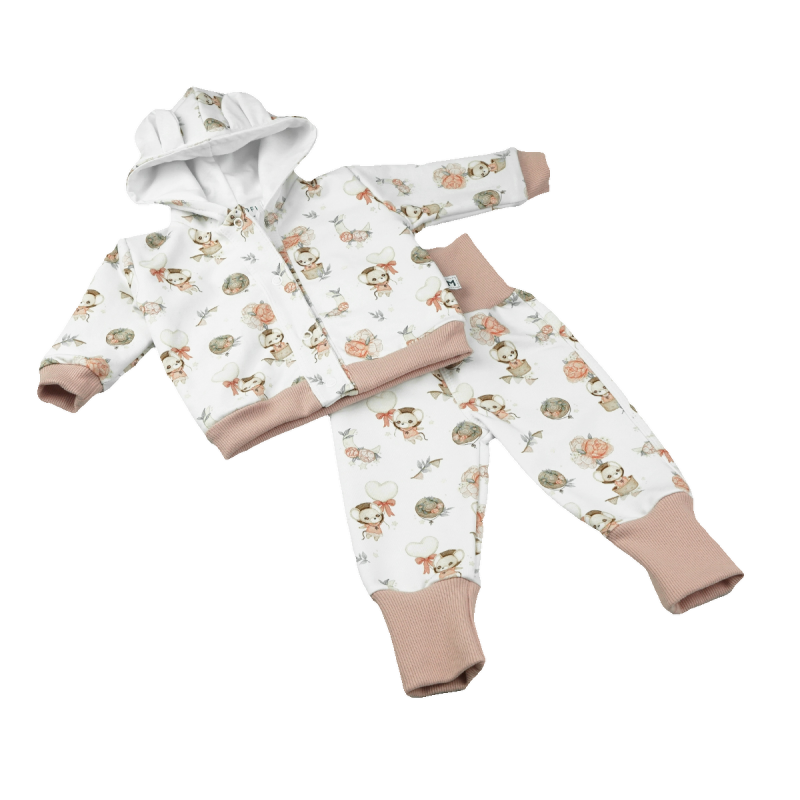 Mrofi Dres Little Mouse z kapturem i motywem myszek Mrofi - 1