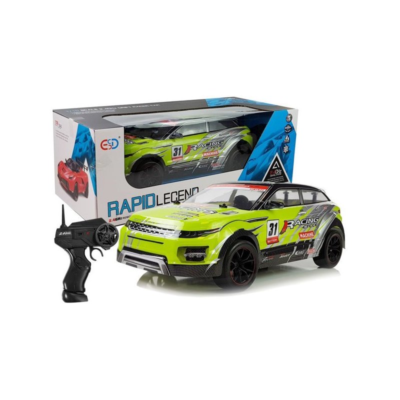 LEAN Auto Zdalnie Sterowane R/C Terenowe Zielone LEAN TOYS - 2