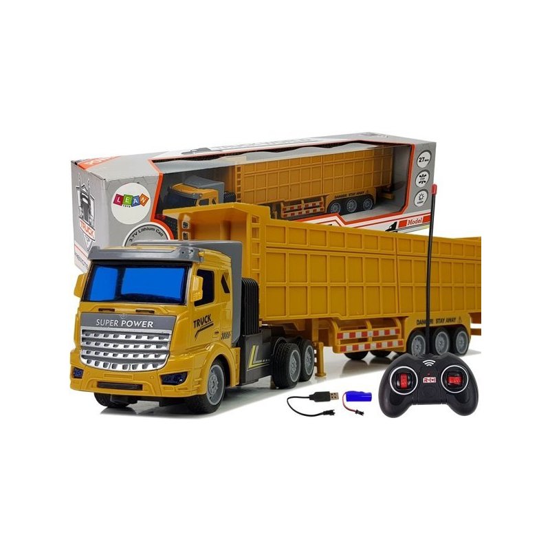 LEAN Ciężarówka z Dużą Przyczepą Zdalnie Sterowana LEAN TOYS - 1