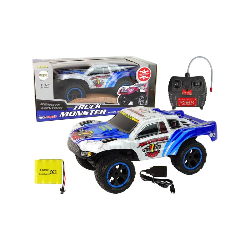 LEAN Zdalnie Sterowane Auto R/C Truck Monster 1:12 LEAN TOYS - 2