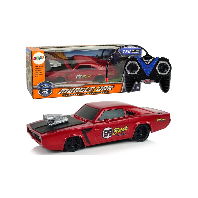 LEAN Auto R/C Naklejki Sportowe 1:20 Czerwone LEAN TOYS - 2