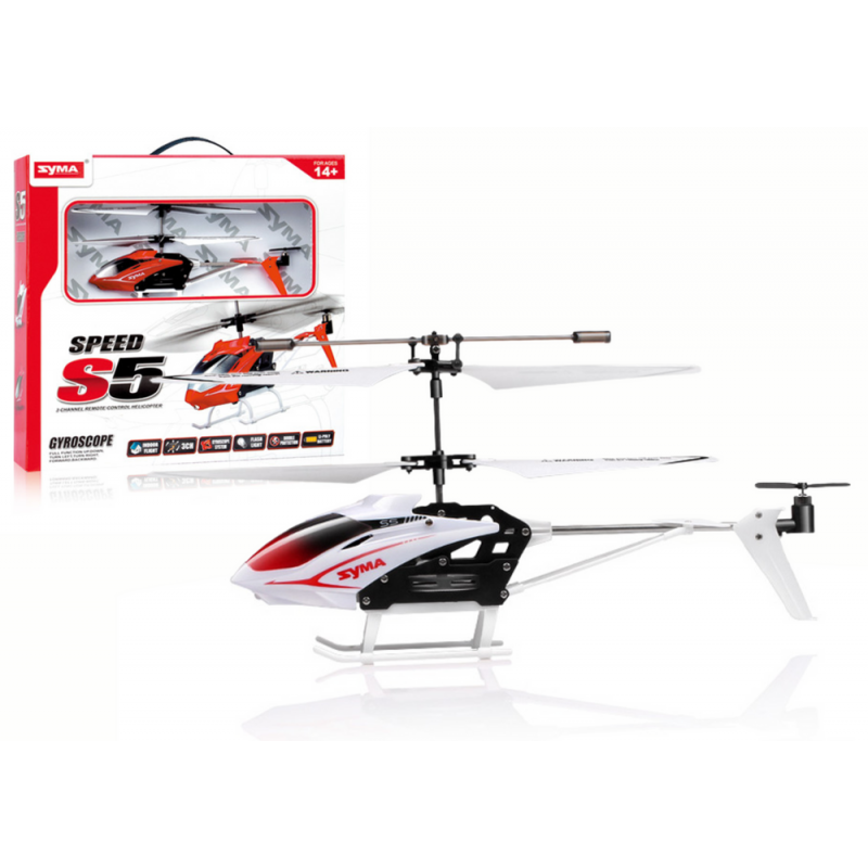 LEAN Zdalnie Sterowany Helikopter biały S5 SYMA RC LEAN TOYS - 1
