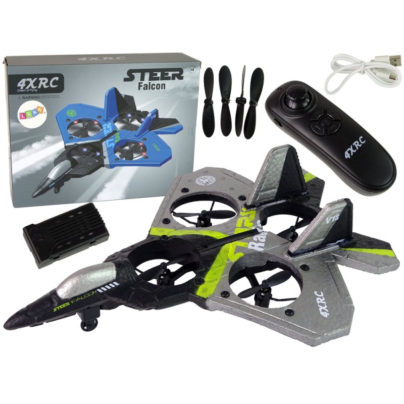 LEAN 15741 Odrzutowiec Zdalnie Sterowany  Piank LEAN TOYS - 1