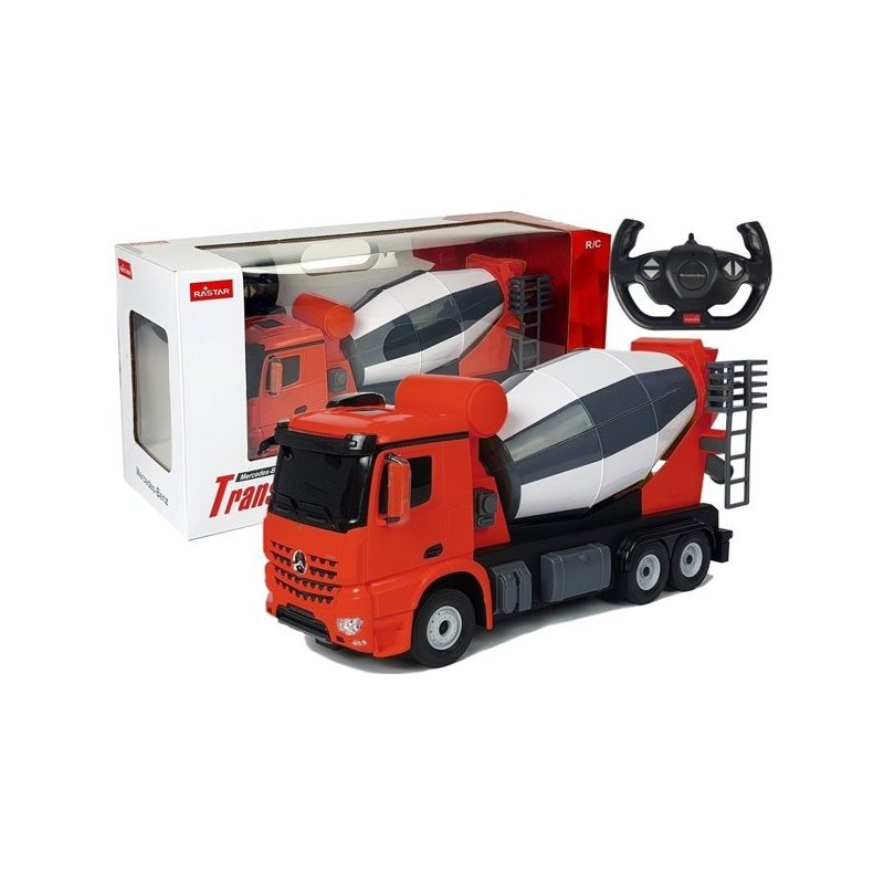 LEAN Mercedes Benz Arocs czerwone na pilota R/C LEAN TOYS - 2