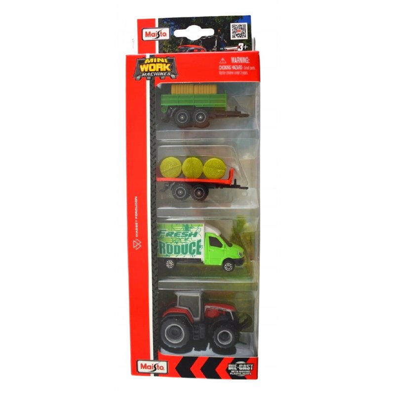 Pulio Maisto 12563 Traktor Massey w Zestawie PULIO MAISTO - 1