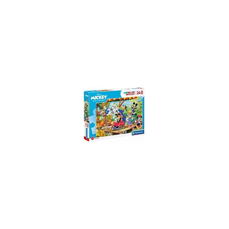 Clementoni - Puzzle Maxi 24 elementów Myszka Miki i przyjaciele Clementoni - 1