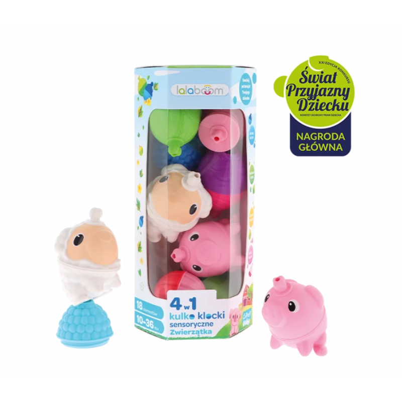 Trefl Lalaboom kulki sensoryczne zwierzątka Trefl - 1