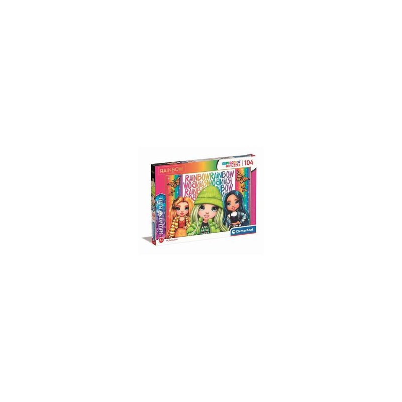 Clementoni Puzzle 104 elementów Rainbow High Brilliant Clementoni - 1