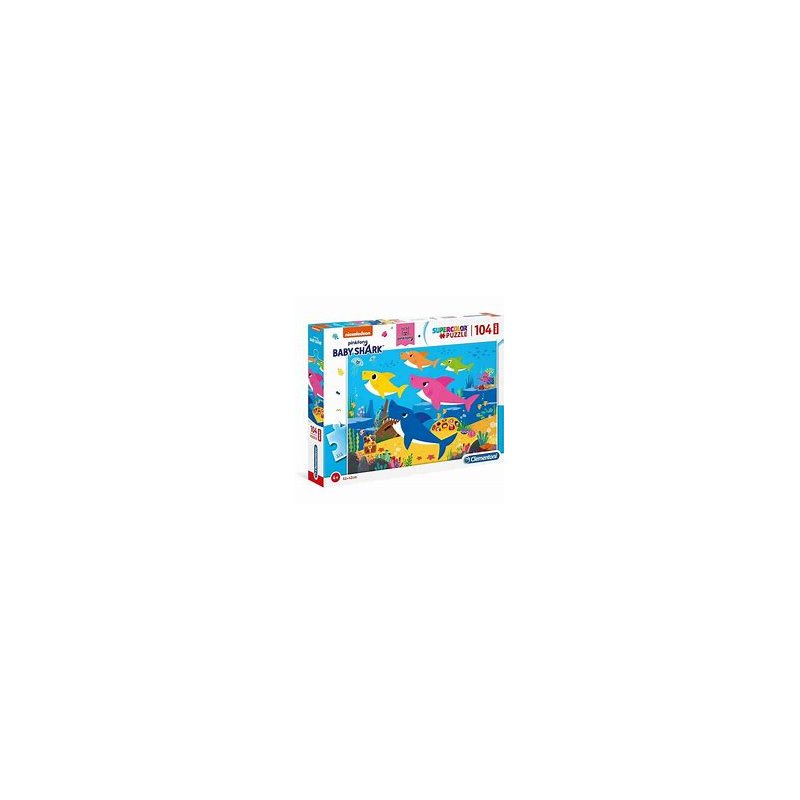 Clementoni Puzzle Maxi 104 elementy Baby Shark Clementoni - 1