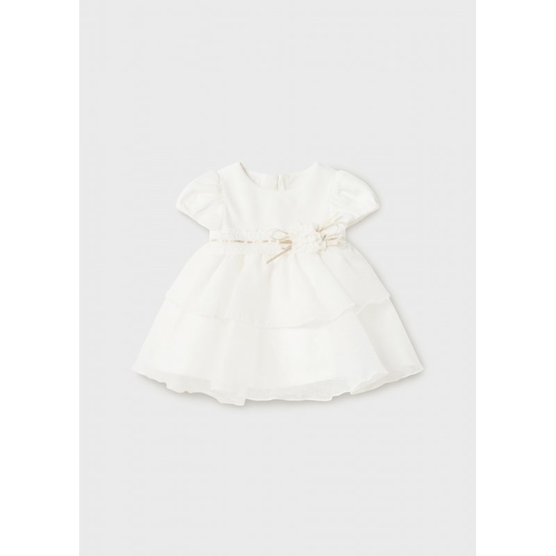 MAYORAL Sukienka aksamitna Krem 2857 col.15 Mayoral - 1