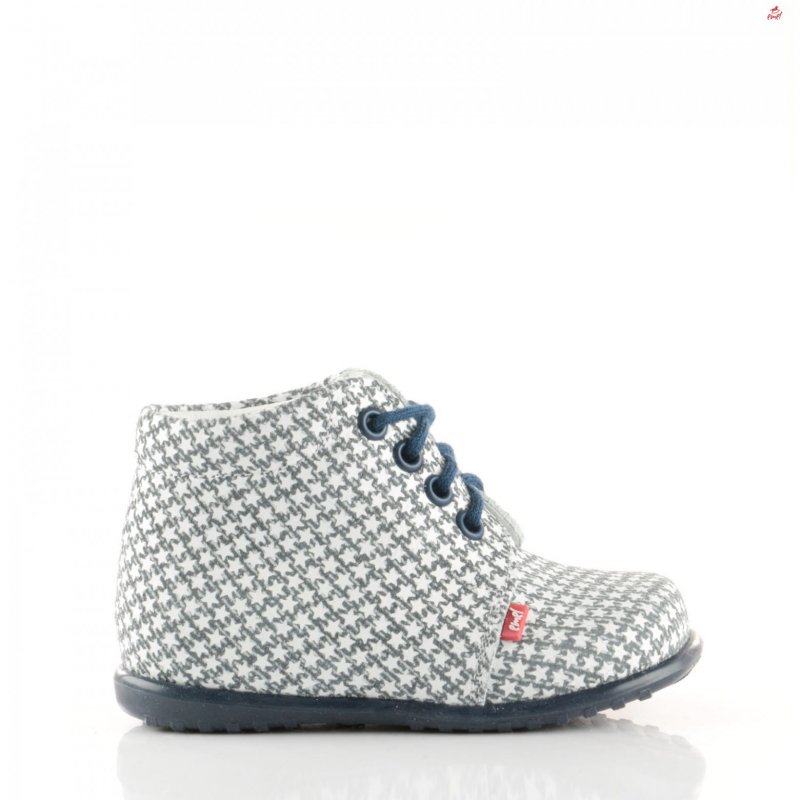 Emel buty trzewiki  E2410-3 szare w gwiazdki Emel - 3