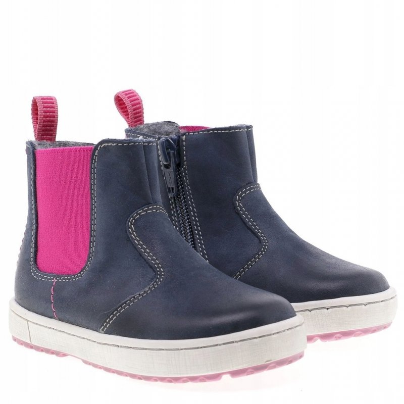 Emel buty sztyblety dziewczęce granatowe E2620-K8 Emel - 1