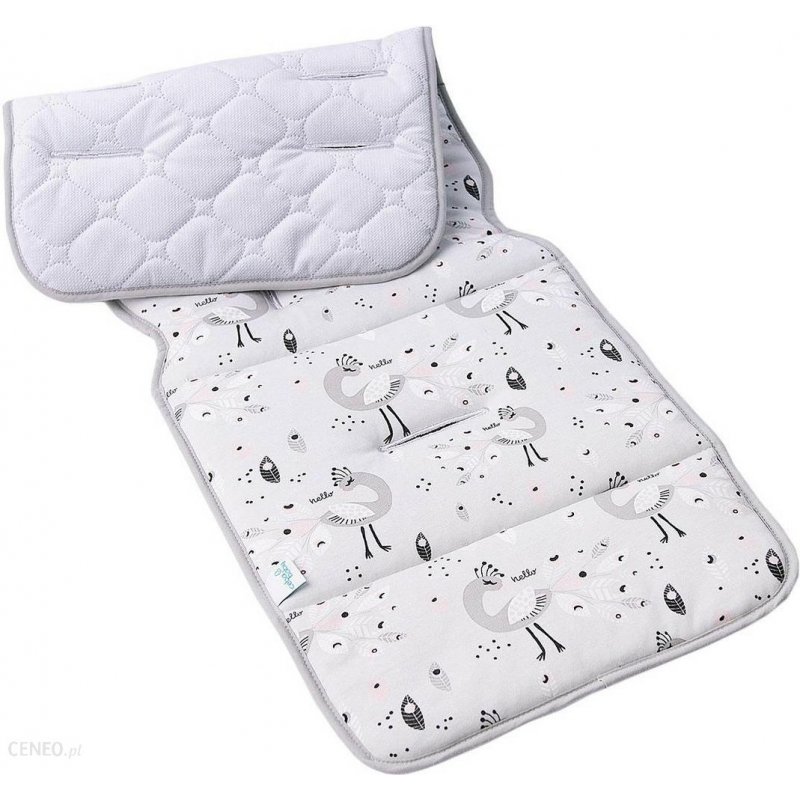 Baby Dwustronna Wkładka Do Wózka 33 X 85 cm Lolly Polly Peacock Ceba baby - 1