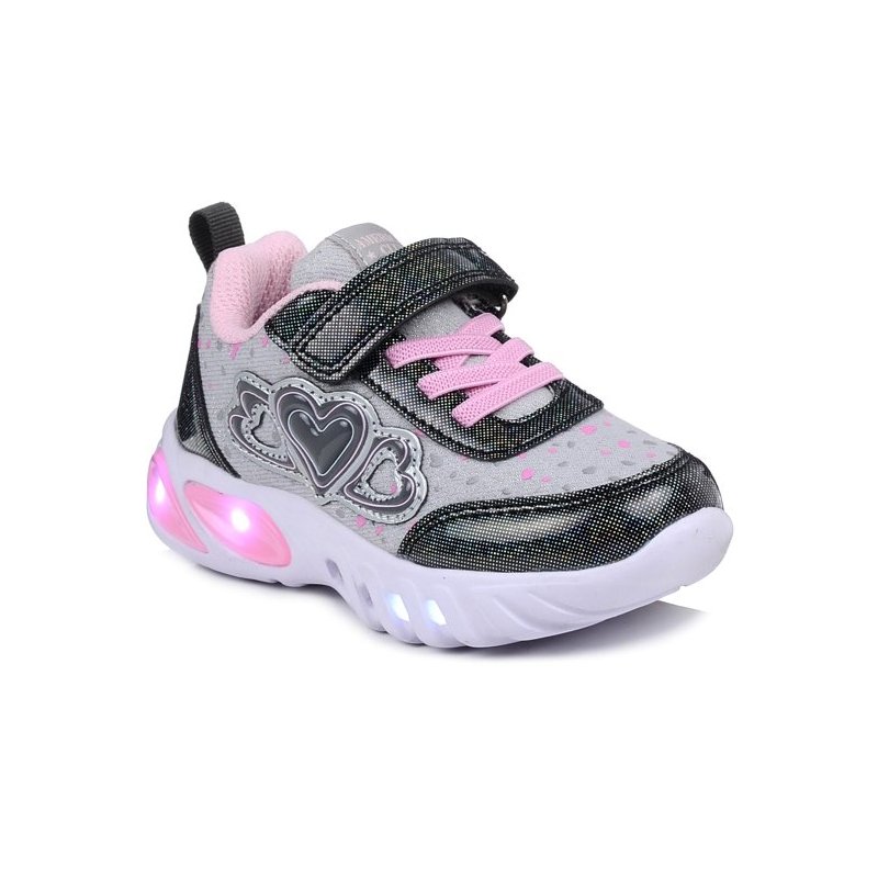 American Club świecące buty szare  ES133/23 American Club - 1