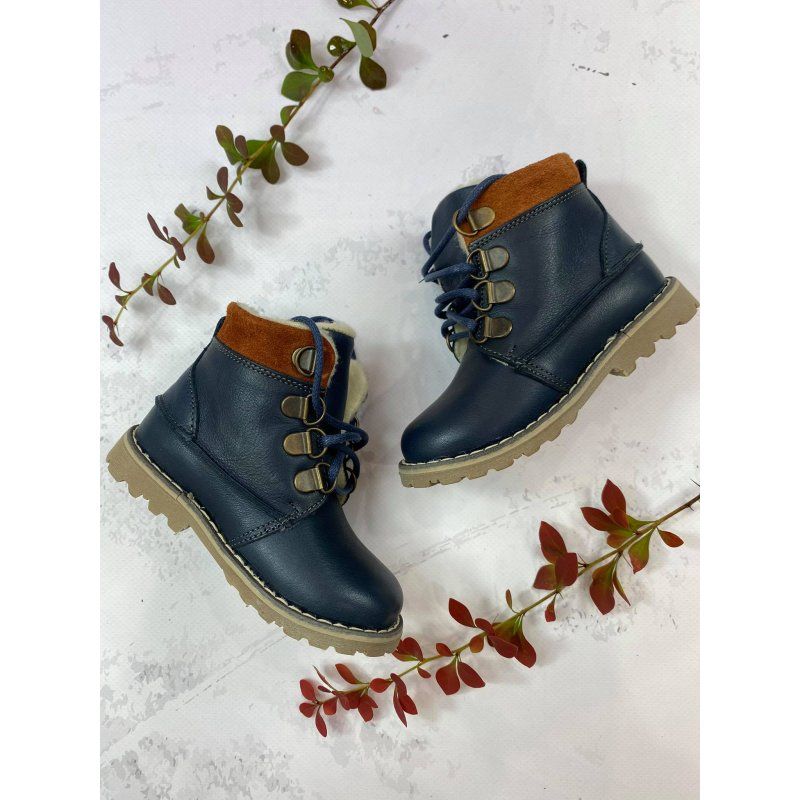 Emel buty zimowe granatowo-brązowe E2720-V6 Emel - 1