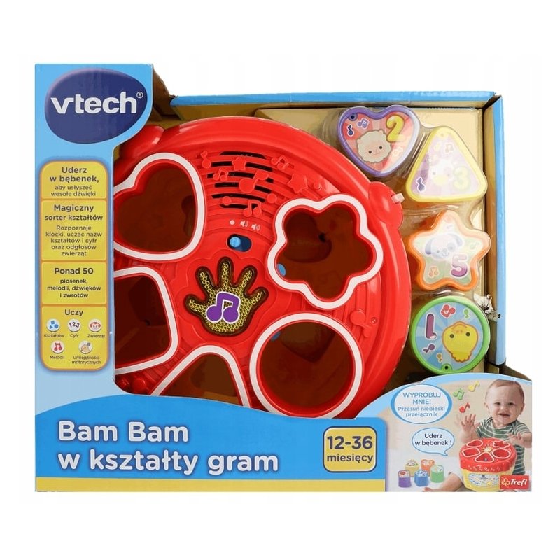Vtech Bam Bam w kształty gram 60670 Trefl - 1