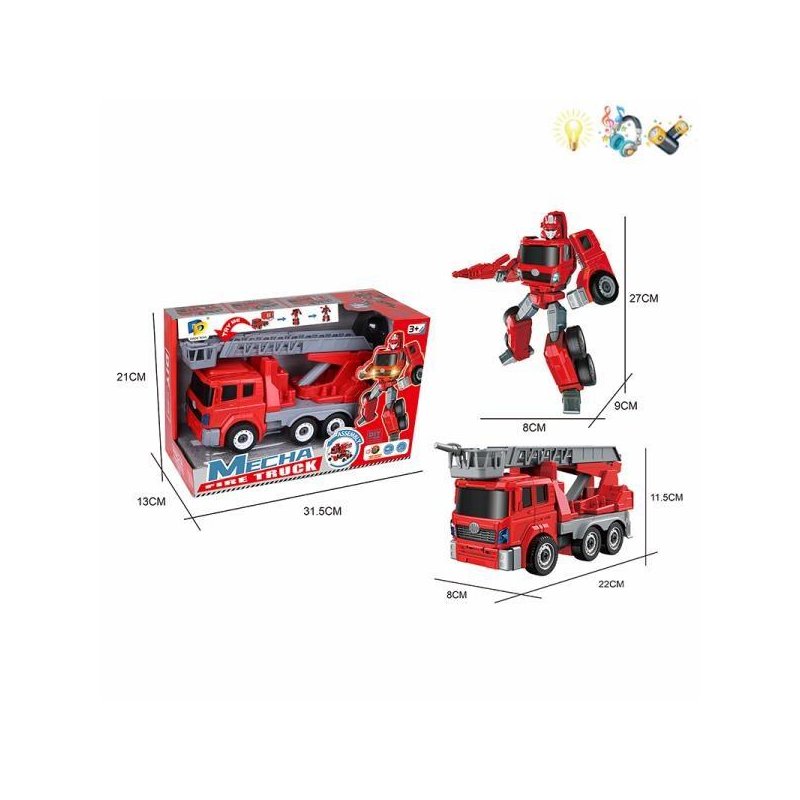 Straż Pożarna Transformująca światło/dźwięk  - 1