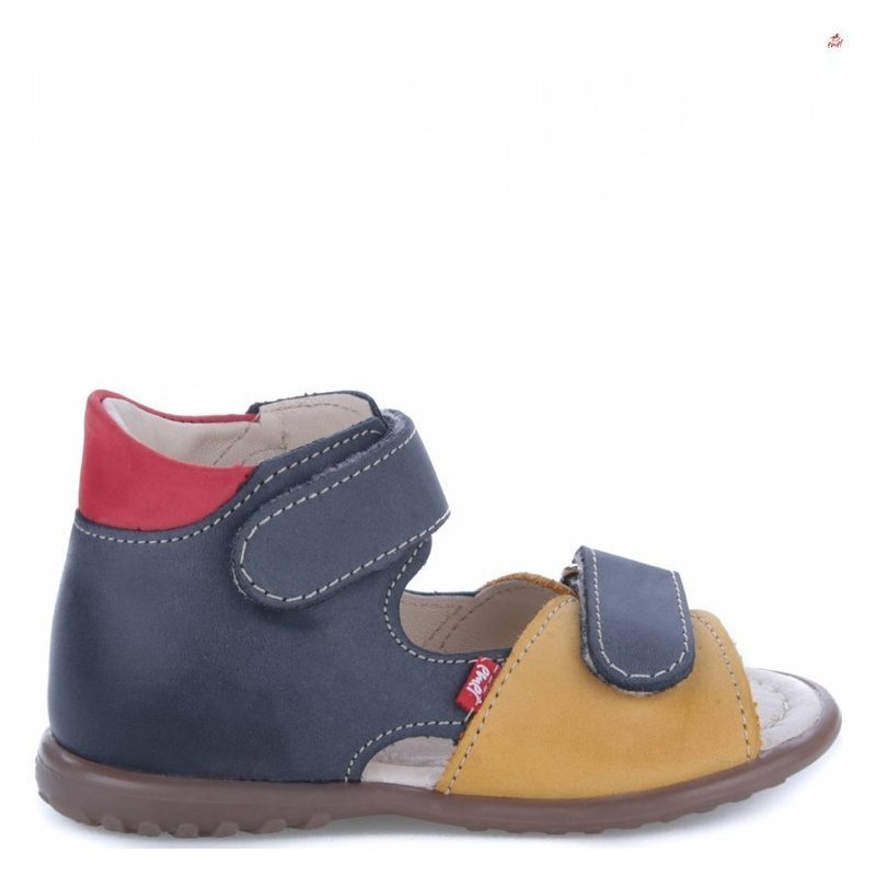 Emel buty sandały granatowo-karmelowe E2428B-7 Emel - 1