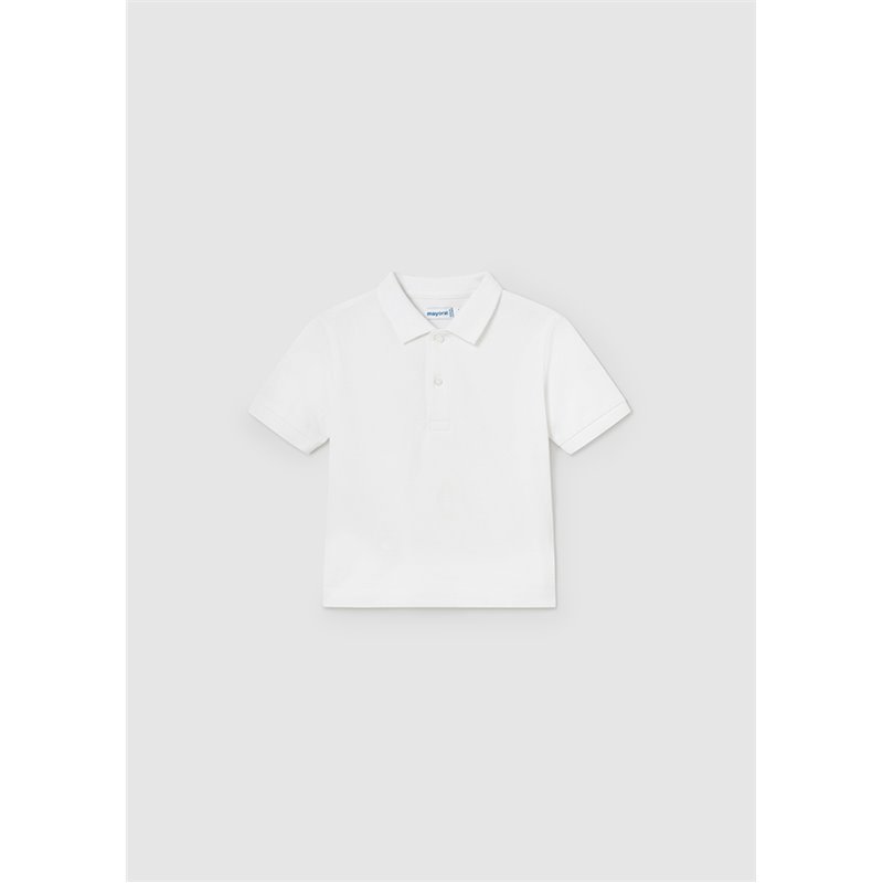 Mayoral Polo z krotkim rekawem Better Cotton  w kolorze białym  102 col.15 Mayoral - 1