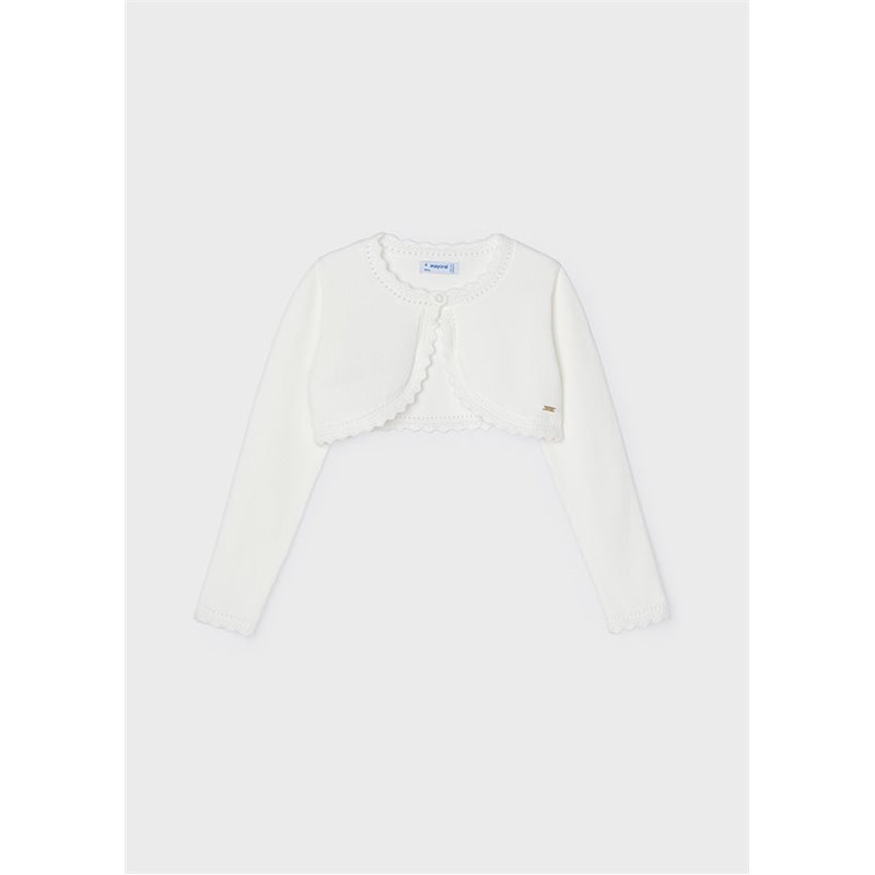 Mayoral Bolerko tryktowe kremowe  306 col.52