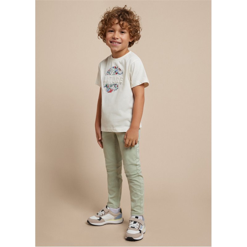 Mayoral Długie spodnie slim fit matcha 509 col. 81