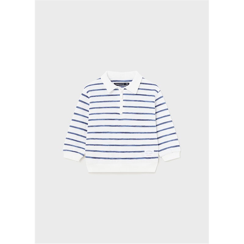 Mayoral Bluza w paski z kołnierzem 1440 col.44