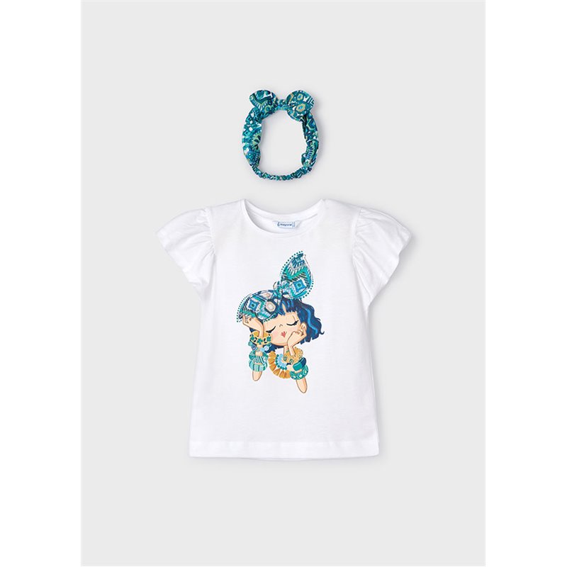 Mayoral Koszulka Better Cotton z opaską 3089 col.44