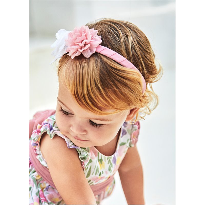 Mayoral Opaska w kwiaty różowa 10676 col.65 Mayoral - 1