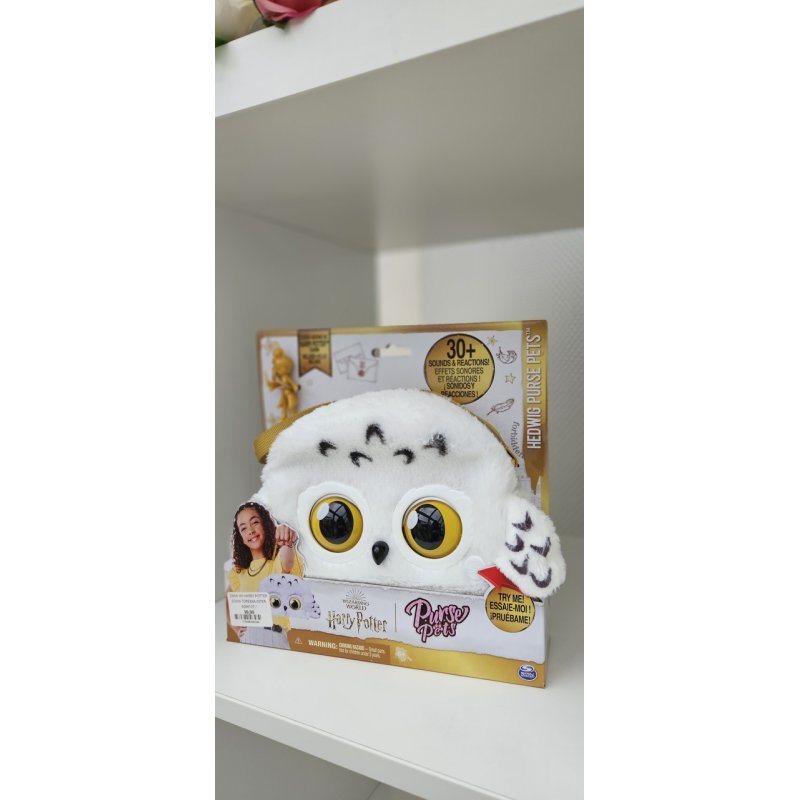 Spin Master Interaktywna Torebka dla dziewczynki Harry Potter Hedwiga  Purse Pets  - 2