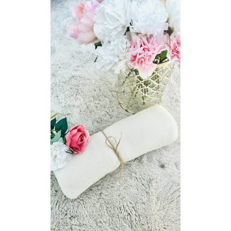 Eko Lekki kocyk bambusowy krem ECO RASKALS - 1