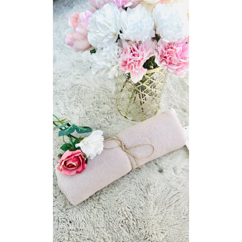 Eko Lekki kocyk bambusowy róż ECO RASKALS - 1