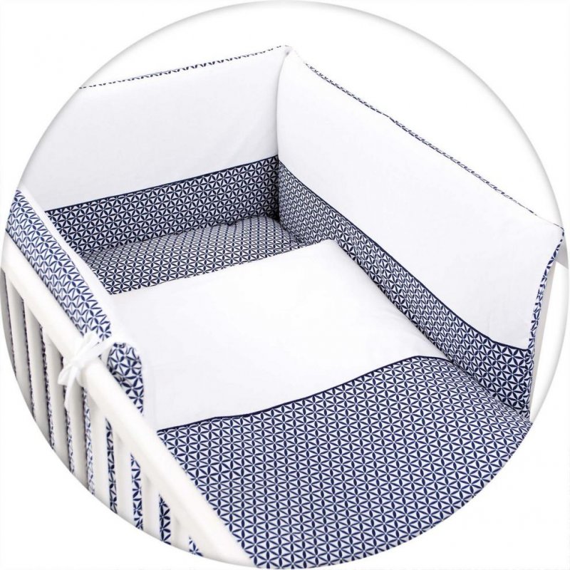 Ceba Baby Zestaw Pościelowy 3-el. jersey Rozetki Ceba baby - 1