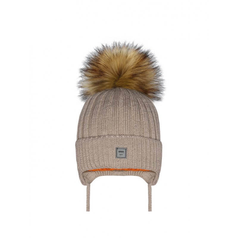 Barbaras czapka zimowa beżowa z pomponem MARCO Barbaras - 1