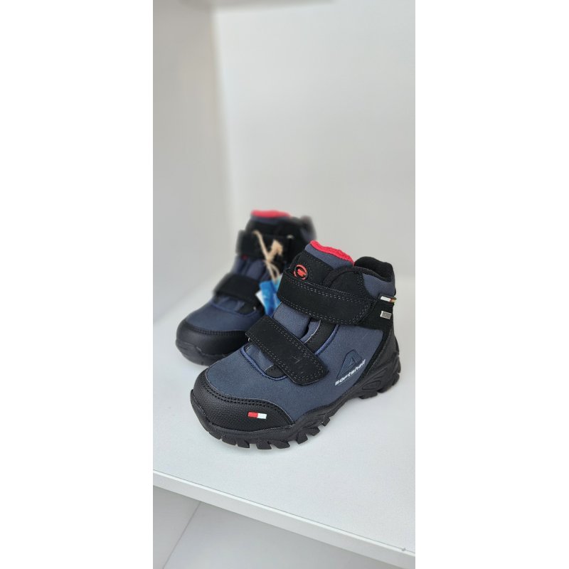 American Club buty zimowe śniegowce wodoodporne granatowe WT70/22 American Club - 1