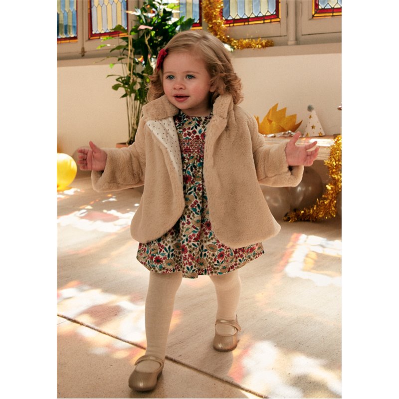 Mayoral Płaszczyk futerko beżowy 2477 col. 28 Mayoral - 1