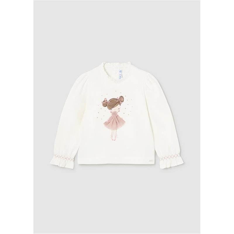 Mayoral Elegancka koszulka z dziewczynką 2048 col.80 Mayoral - 1