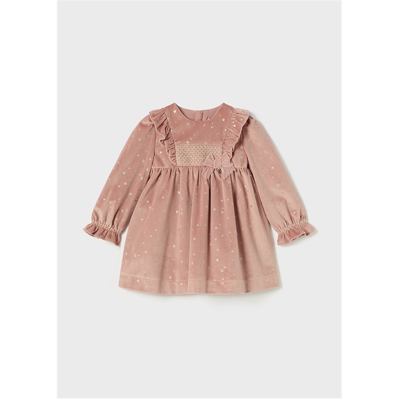 Mayoral Sukienka welurowa w złote gwiazdki 2904 col. 30 Mayoral - 1