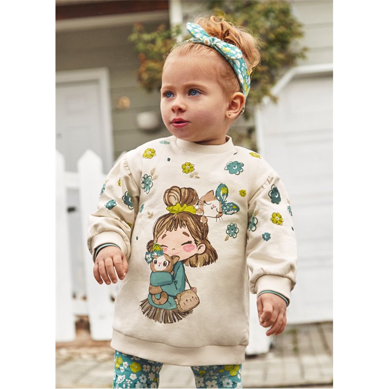 Mayoral Sukienka dresowa ze wzorem 2922 col. 59 Mayoral - 1