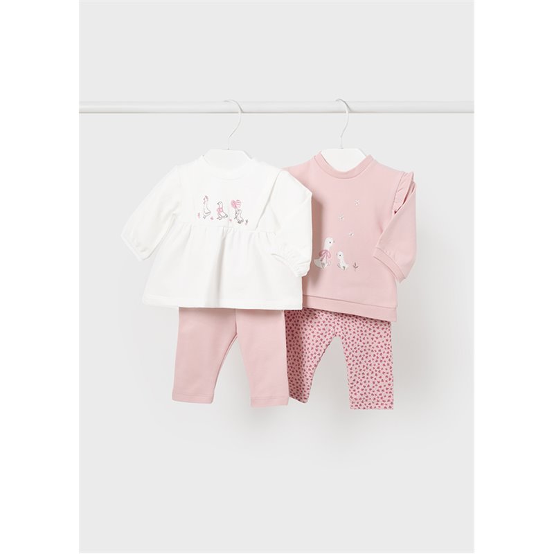 Mayoral Komplet czteroczęściowy z dzianiny różowy 2784 col. 16 Mayoral - 1 Mayoral Komplet czteroczęściowy z dzianiny różowy 2784 col. 16 Mayoral - 1