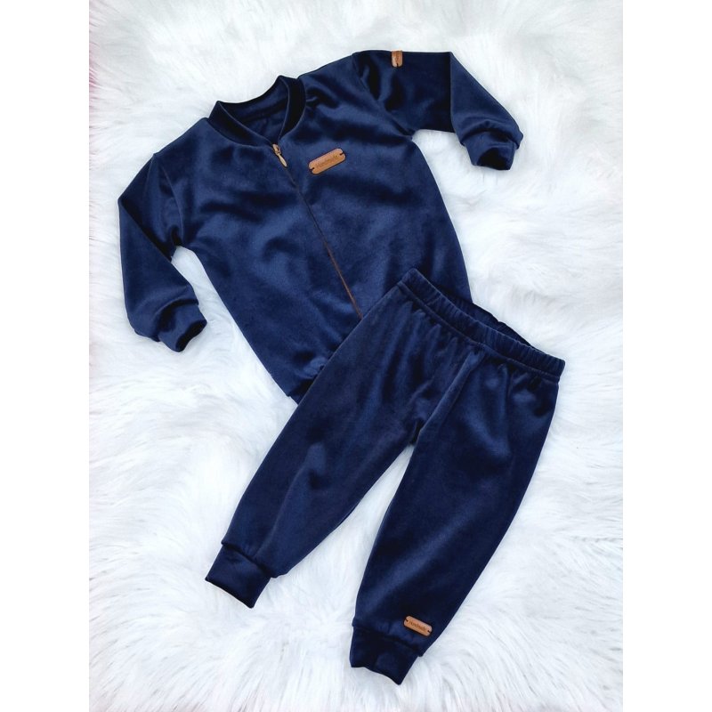 Bambarillo Dres welurowy granatowy Bambarillo - 1