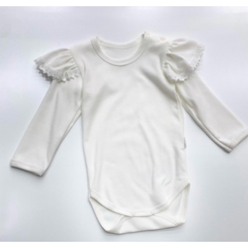 Mamatti body białe z długim rękaw BD13027 Mamatti - 1