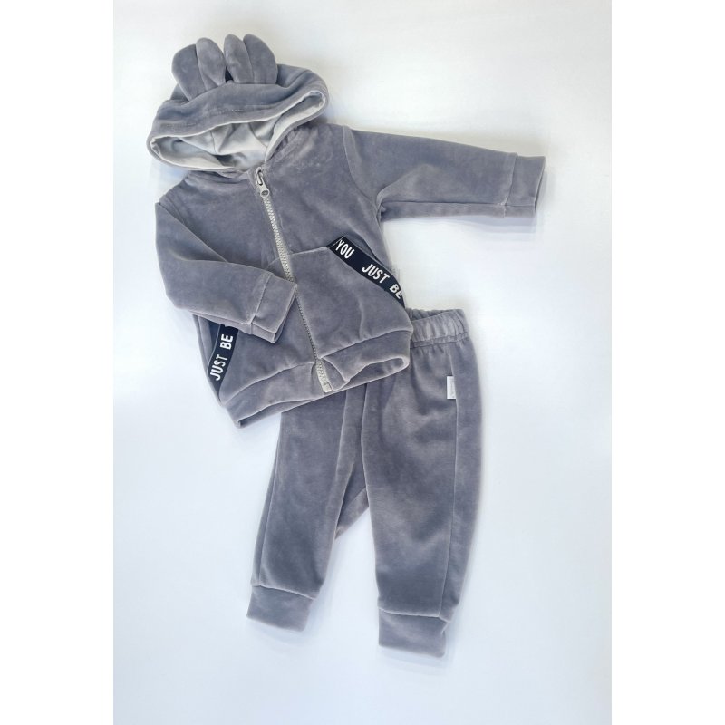 MAMATTI szary dres welurowy DV056 Mamatti - 1